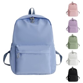 School Backpack for Girls Women Causal School Bags Teenage Boys Lightweight Travel Backpack Men Rucksack Water Resistant Bookbag for College (Blue)
