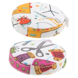 Operitacx Körpermaßband Maßband Druckknopf-rückzug Näh- und Schneiderwerkzeug