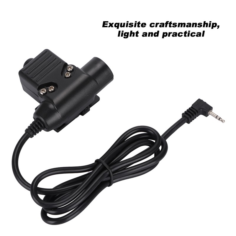 Multi Functional 2.5mm Single Hole PTT Cable Suitable For Radio