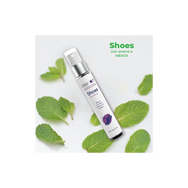 Odor Off Shoes Menta Eliminadores Olores Zapatos Control Olor Aroma