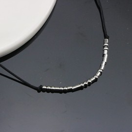 Grandma Gifts from Granddaughter for Birthday Mother's Day Christmas Unique Gift for Grandma Morse Code Bracelets for Women Adjustable Stainless Steel Jewelry Wrap Bracelet I Love You Gift for Women