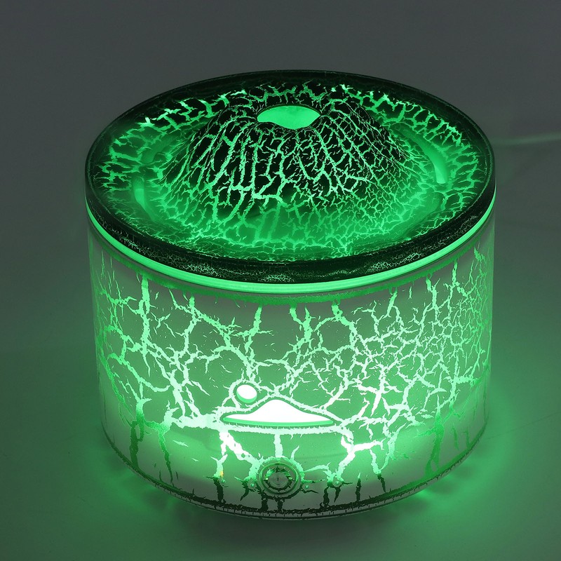 Volcano Essential Oil Diffuser 230ml Fine Mist Volcano Flame Aroma