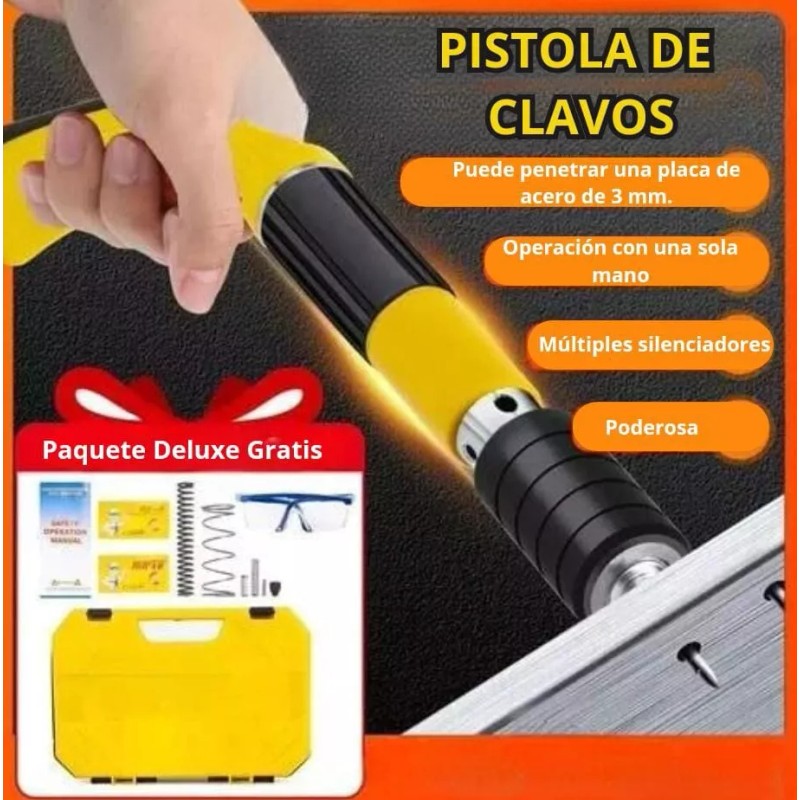 GC Pistola De Fijacion De Pared De Clavos C/50 Clavos