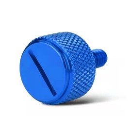 1/4''-20 Thread Motorcycle Aluminum Alloy Rear Seat Mount Bolt Screws for Harley Davidson Touring Sportster Street Glide Softail Dyna 1996-2017 (Blue)