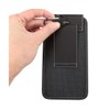 DFV mobile - Gürtelgehäuse Abdeckung Vertikales Leder und Nylon für
