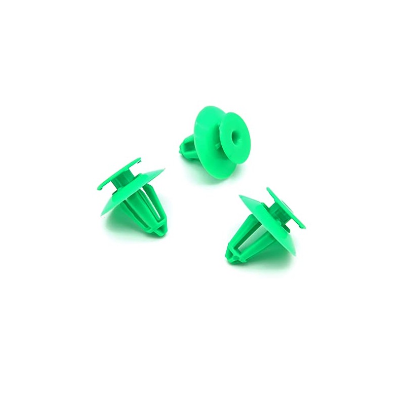 VVO Fasteners Plastic Interior Pillar Trim Clip, Green (Pack of