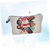 Baluue 3pcs Cosmetic Bag Dacron Printing Design Small Pouch Makeup