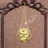 WSDMAVIS 2Pcs Vintage Hanging Incense Burner Mini Brass Charcoal Incense