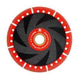 Metal Cutting Diamond Blade 4 1/2"- BRSCHNITT 115mm All-Purpose Diamond Saw Blade for Rebar Sheet Metal Angle Iron Stainless Steel Concrete.