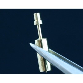 Adlers Nest ANE-0242 Ultra Fine Lead Wire Nipple 2 Brass (10 Pieces) Plastic Model Parts