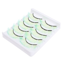 TOVINANNA 5 Pairs Graduated False Eyelashes Individual Extensions Natural Look Fake Lashes