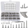FandWay 595Pcs M2 M3 M4 Phillips Flat Head Self-Tapping Screws,