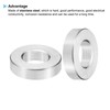 PATIKIL M8 Stainless Steel Spacers, 5Pcs Metal Spacer Stainless Steel