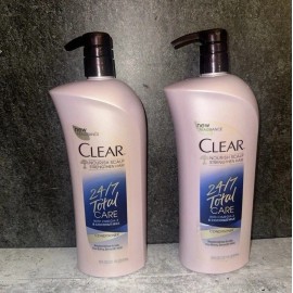 Clear 2 Lot CLEAR Scalp & Hair 24/7 Total Care Omega-3 Coconut Milk Conditioner 33 oz