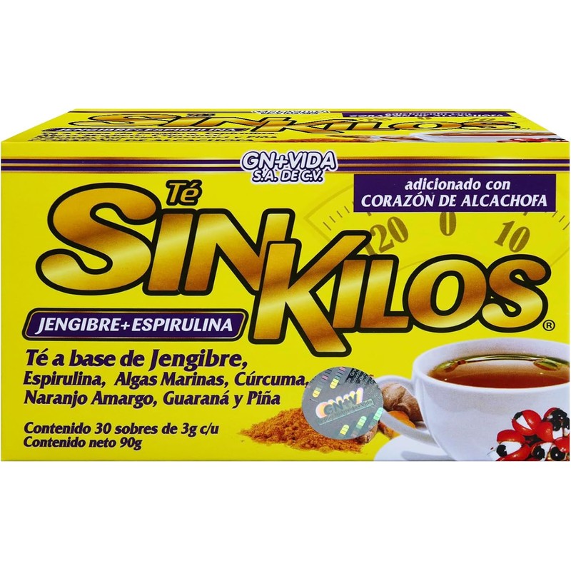GN+VIDA Té Sin Kilos con 30 sobres 3g