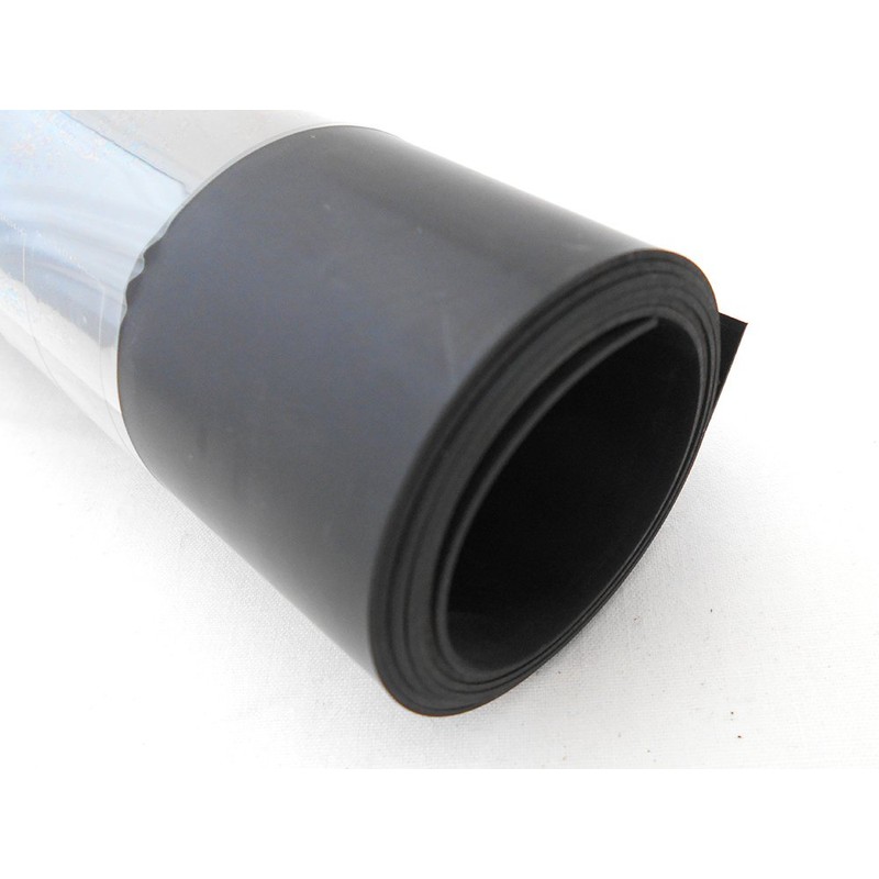 Wake Industry GS-105 Rubber Sheet, Black, Thickness 0.04 x Width