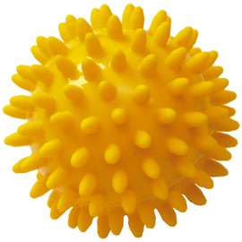 SISSEL Massagehilfe Spiky Ball, 2-er Set, gelb, 8 cm