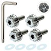 RENPA Titanium Alloy License Plate Dedicated Bolt with Wild Design,