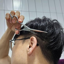 Stainless Steel Beauty Haircutting Scissors Straight Scissors 2ea