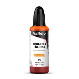Vallejo Liquid Watercolour 32ml Light Orange
