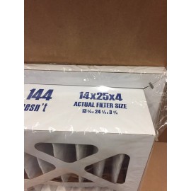 GLASFLOSS 'FLOW RIGHT' 14"x25"x4" MERV10 FILTER W/ 1" LIP (FRF25 144) COMPARE TO FC40R1045