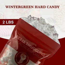 Wintergreen Hard Candy Mints Bulk 2lbs of Individually Wrapped Mints by Rebel Smuggling Galactic Emporium.
