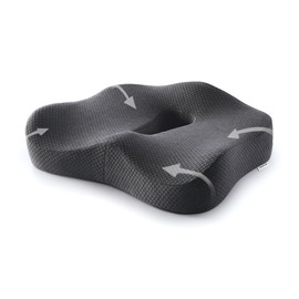 seeknow Ultimate Comfort Memory Foam Donut Cushion for Women/Men Donut Cushions for Sitting Postpartum Pillow Doughnut Pillow for Extra Large Size for Office Chair, Car, and Home Seating