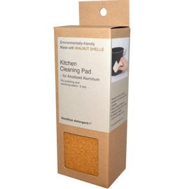 Goodbye Detergent Anodized Aluminum Kitchen Cleaning Pad, 2 pk