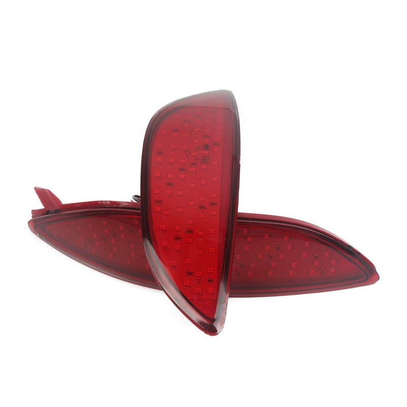 HEHEMM 2 x Rear Bumper LED Reflector Brake Brake Light