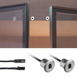 VST Motion Sensor Light Switch, IR Sensor Switch Door Activated Light Switch for Closet Light LED Strip Light and Under Cabinet Light with JST Male and Female Connector (DC 12/24V 3A)