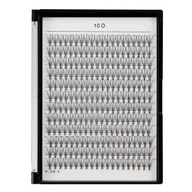 Bodermincer 240 Bundles D Curl 10D 0.1mm Thickness Individual Eyelash Extensions eyelashes Cluster Lashes Natural False Eyelashes Bundles (13mm)