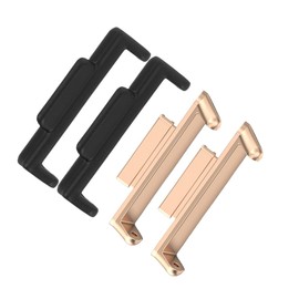 TEHAUX 4pcs Metal Watch Strap Connector Adapter Compatible for Fit 2 20mm Metal Water Band Connector Replacement Watch Band Accessories