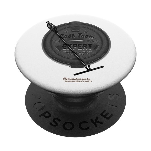 Dutch Oven Saying Cast Iron Expert Original Dutch Oven PopSockets