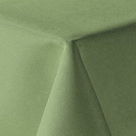 amp-artshop Tablecloth Linen Look Square 110 x 160 cm Light Green - Choice of Colours, Shape and Size with Lotus Effect - (E110 x 160H Green)