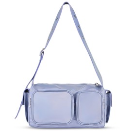 Expatrié Stella Women's Shoulder Bag, Handbag for Party, Dating & Leisure, Elegant Bag in Retro Design, Aesthetic Shoulder Bag Women, Purple rainbow