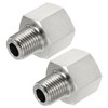 sourcing map Pipe Fitting Reducer Adapter, 1/4 PT Male to