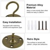 INCREWAY Wall Mount Ceiling Hooks, 2PCS Heavy Duty Hanging Chandelier