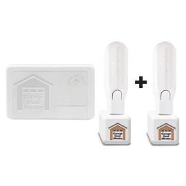 Garage Door Minder® 2-Room Combo Pack. No Wi-Fi. in Home Monitor & Alert System. 100% Wireless. Installs in Two Minutes! Great for Seniors!