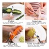 3 Pzs Pelapapas Verduras Frutas Acero Inoxidable Cocina