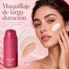 Base Maquillaje Cambiante Temperatura Semimate Impecable Ligera Larga Duración Toda