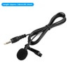 ASHATA -Plug Lavalier Microphone Clip On Omnidirectional 3.5mm Jack Condenser