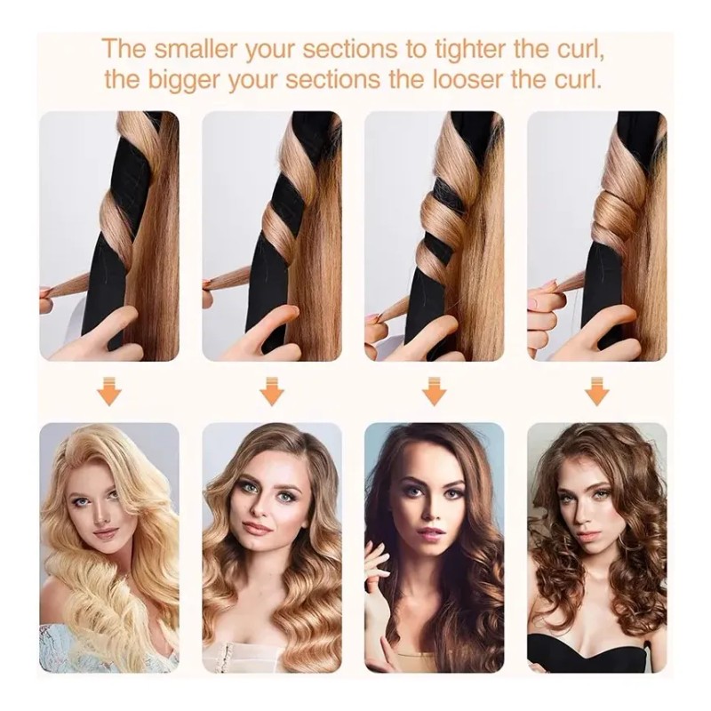 Rizadores De Pelo Sin Calor Para Cabello Largo Para Dormir