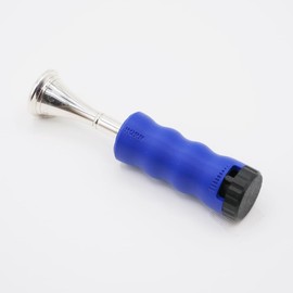 Brass Buzz Trainer for Horn Mouthpiece Practice [2025 New Model] Brass Musical Instrument Buzzing Practice Equipment Warm-up BRASS DESIGN (Color: Blue Blue)