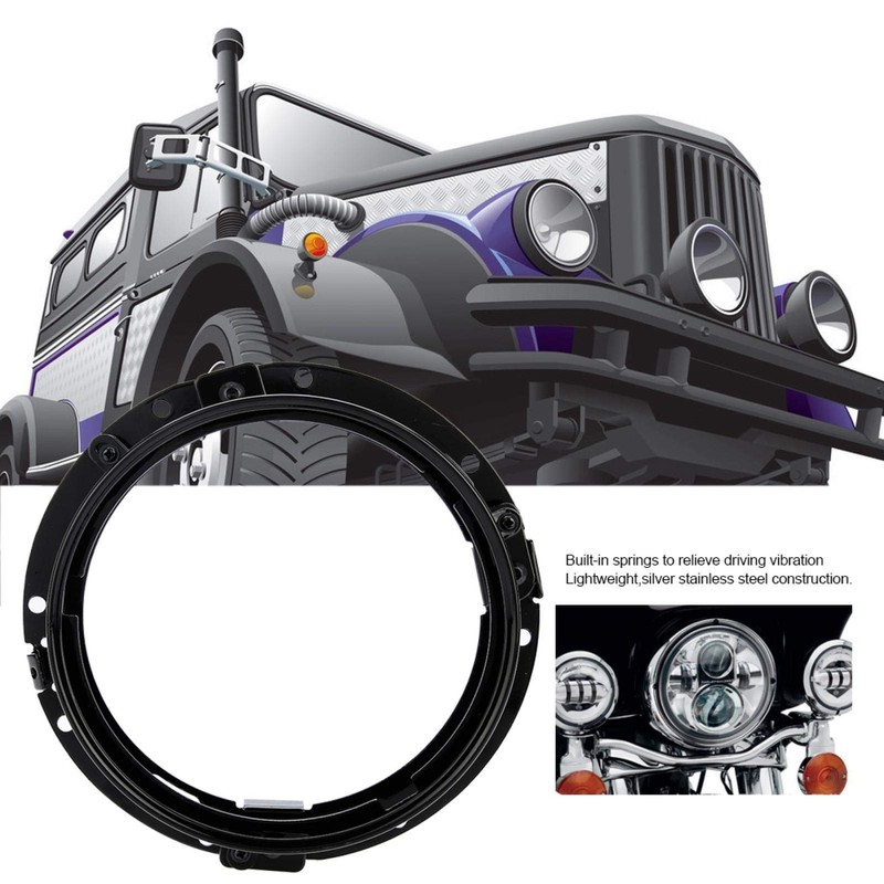 7 Inch Headlight Mounting Bracket - 7 Inch Headlight Round