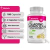 Colageno Hidrolizado + Acido Hialuronico 100% Puros (Con 180 Capsulas