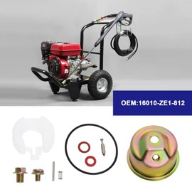 The Lord of the Tools Set of 10pcs Carburetor Kit Engine Carb Kit Replacement for Snowblower Pressure Washer Compatible with Honda GX120 GX160 GX200