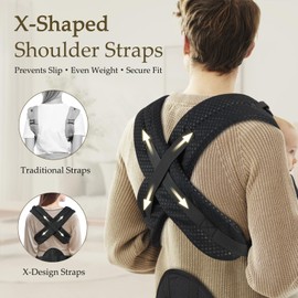 Safotad Safotad Baby Carrier with Lumbar Support, Ergonomic Infant Carrier Newborn to Toddler, Reversible Front Facing Baby Carrier with Hanging Ring, Easy Adjustable Toddler Holder for Mom Dad, Black