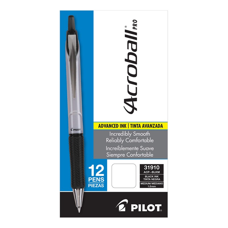 PILOT Acroball Pro Advanced Ink Refillable & Retractable Ball Point