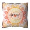 Sophia Art Indian Square Urban Design Floor Pillow Cover Ottoman