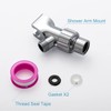 OFFO Shower Head Holder for Handheld Shower Head, Adjustable Shower